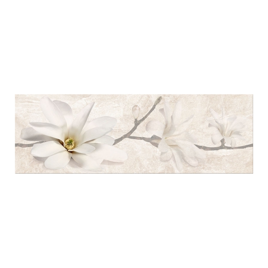 Stone Flowers beige 25x75 plytelė dekoratyvinė