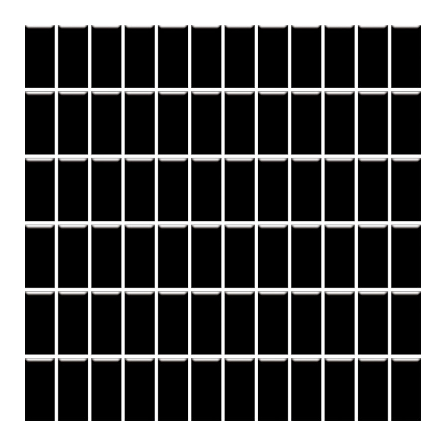 Altea nero 29,8x29,8 (2,3x4,8) mozaika