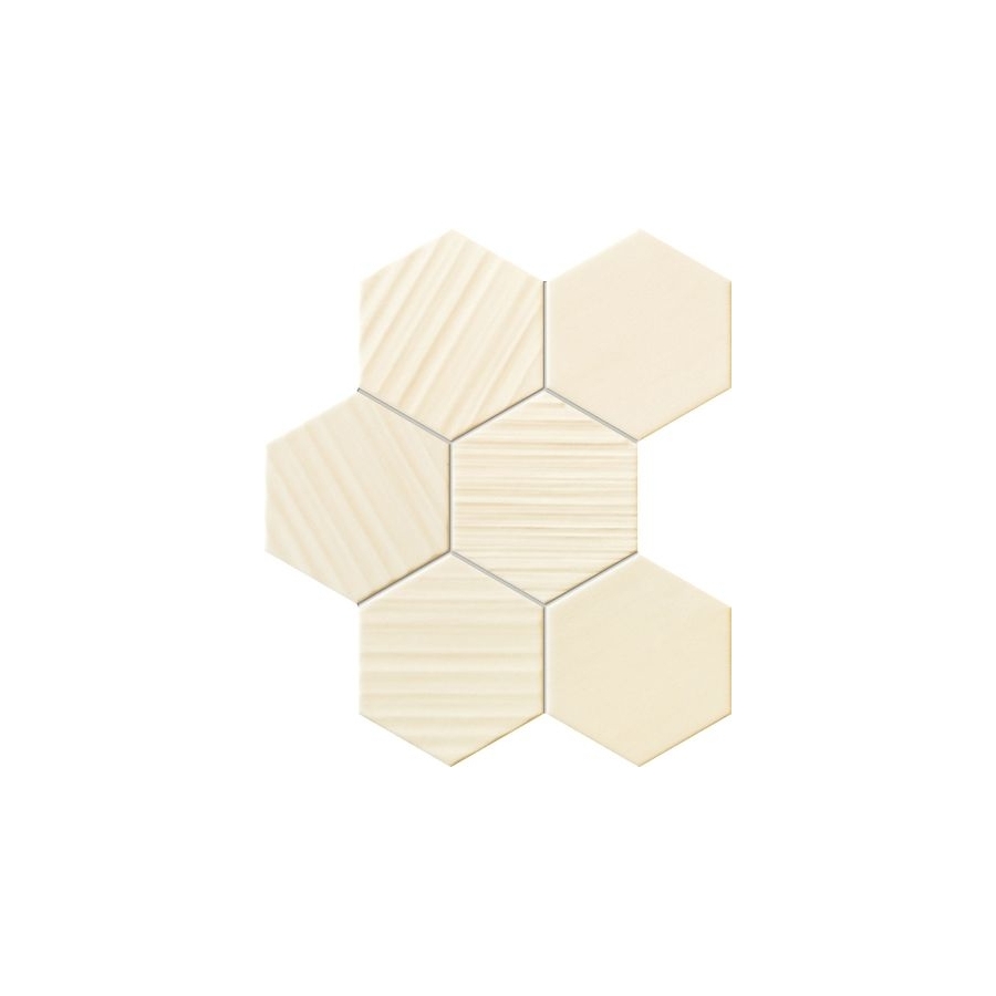 Horizon ivory hex 28,9x22,1 mozaika