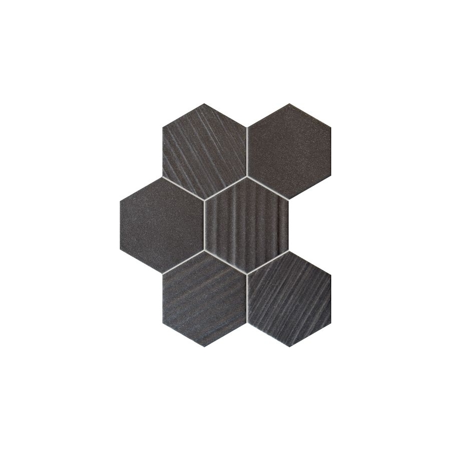 Horizon black hex 28,9x22,1 mozaika