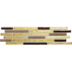 Venatello brown mosaic 9,8x37,2 juosta