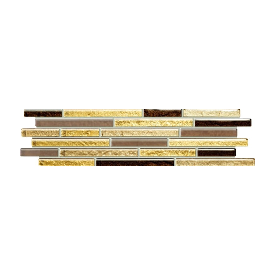Venatello brown mosaic 9,8x37,2 juosta