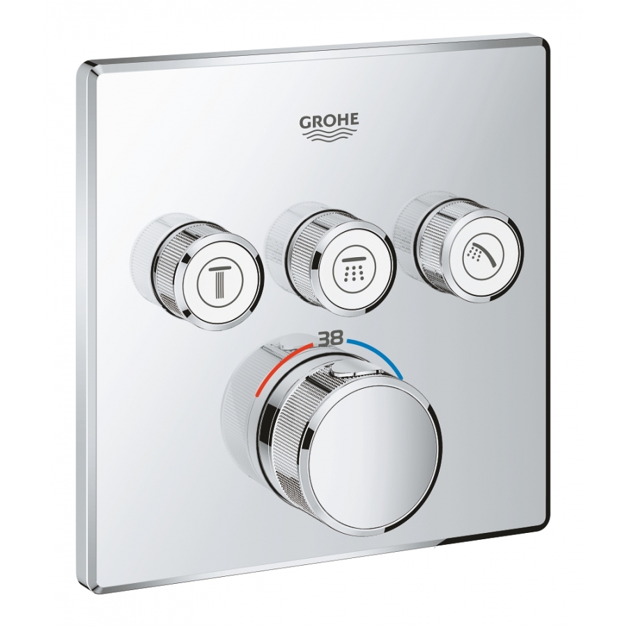 Termostatinis maišytuvas Grotherm SmartControl chromas 29126000