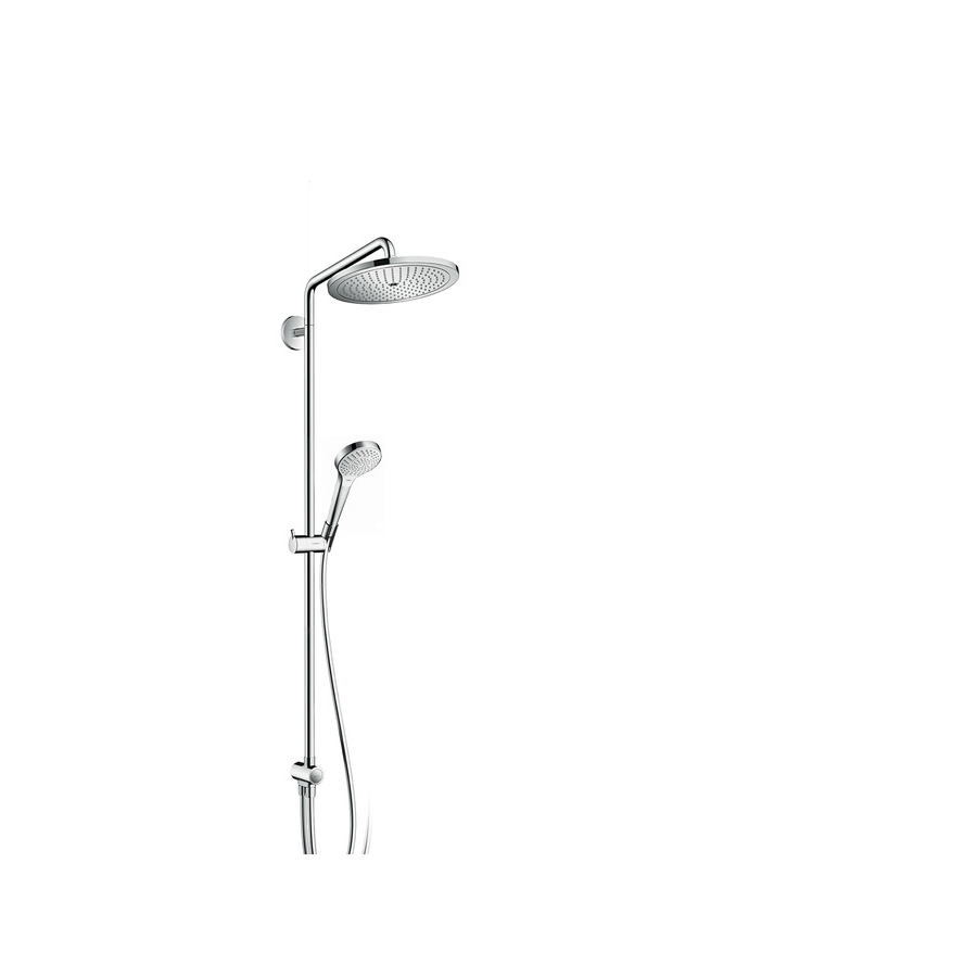 Dušo komplektas Croma Select 280 Air 1jet Showerpipe Reno EcoSmart chromas 26793000