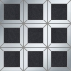 Lucid square black 29,8x29,8  mozaika