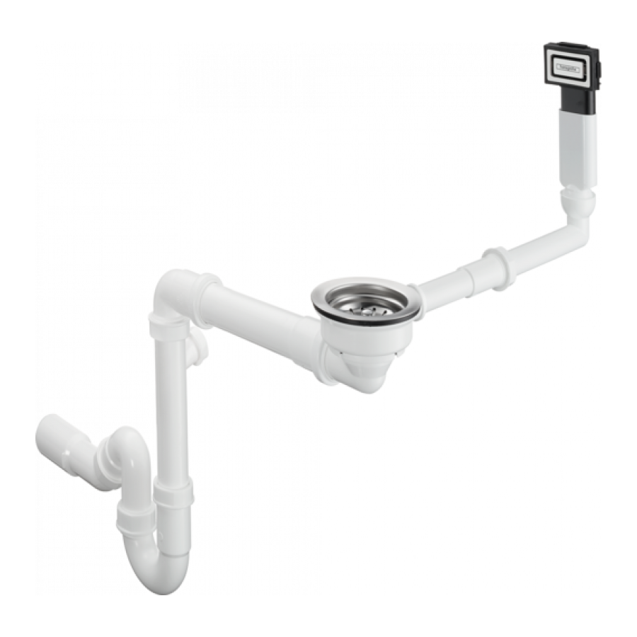 Sifonas plautuvei Hansgrohe 43927000