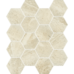 Sunlight Stone Beige Hexagon 22x25,5  mozaika