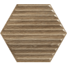 Woodskin Wood Heksagon Struktura B 19.8 x 17.1  sienų plytelė