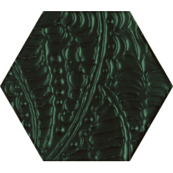 Urban Colours Green Inserto Heksagon 17.1 x 19.8 dekoratyvinė plytelė