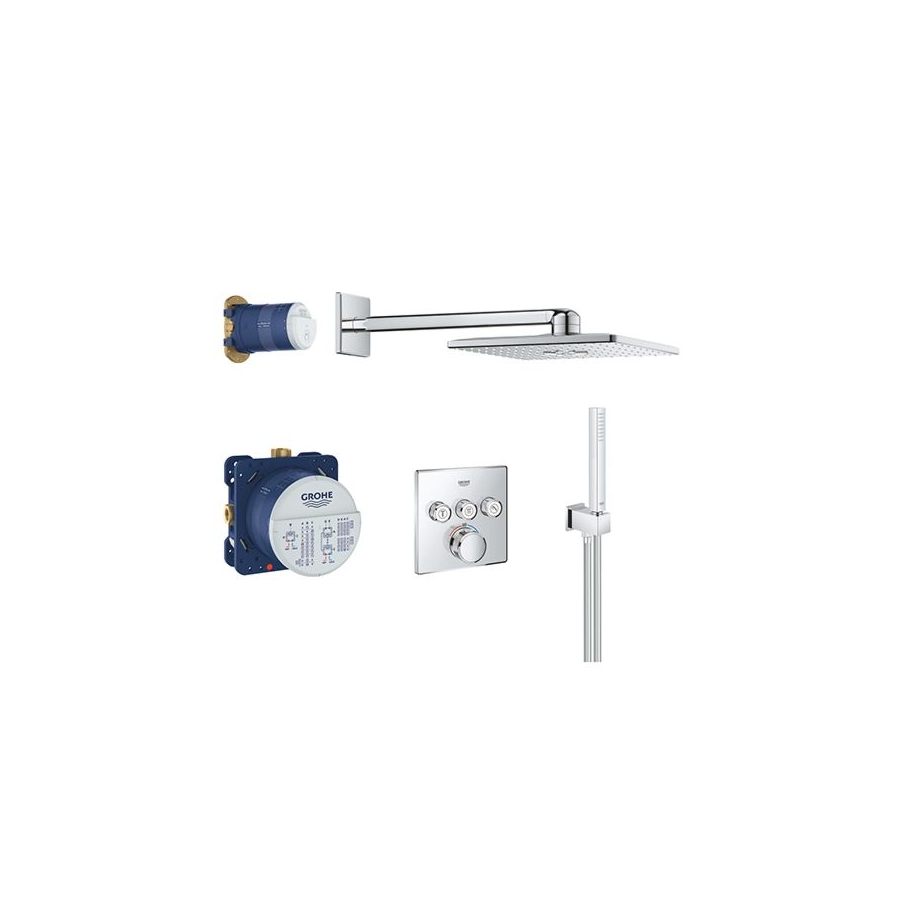 Potinkinis termostatinis dušo komplektas GROHE Grohtherm SmartControl 34706000