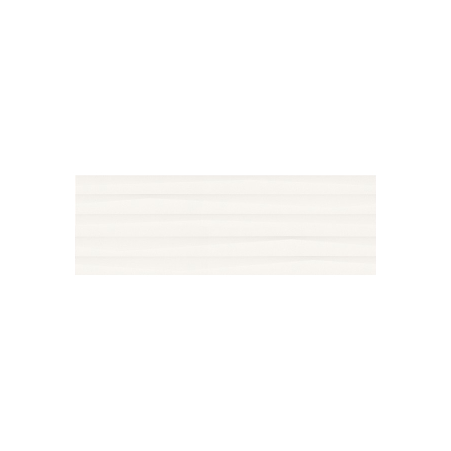 Selina White Structure Shiny Micro 39,8 x 119,8  sienų plytelė