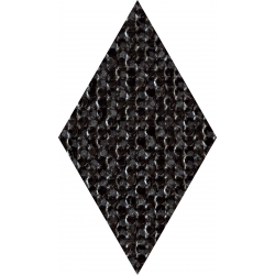 Coralle diamond black 11,2x9,6  sienų plytelė