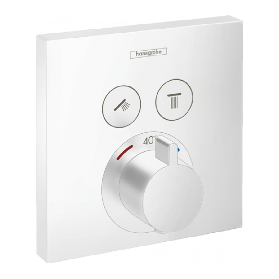 Potinkinis termostatinis maišytuvas dušui Hansgrohe ShowerSelect 15763700