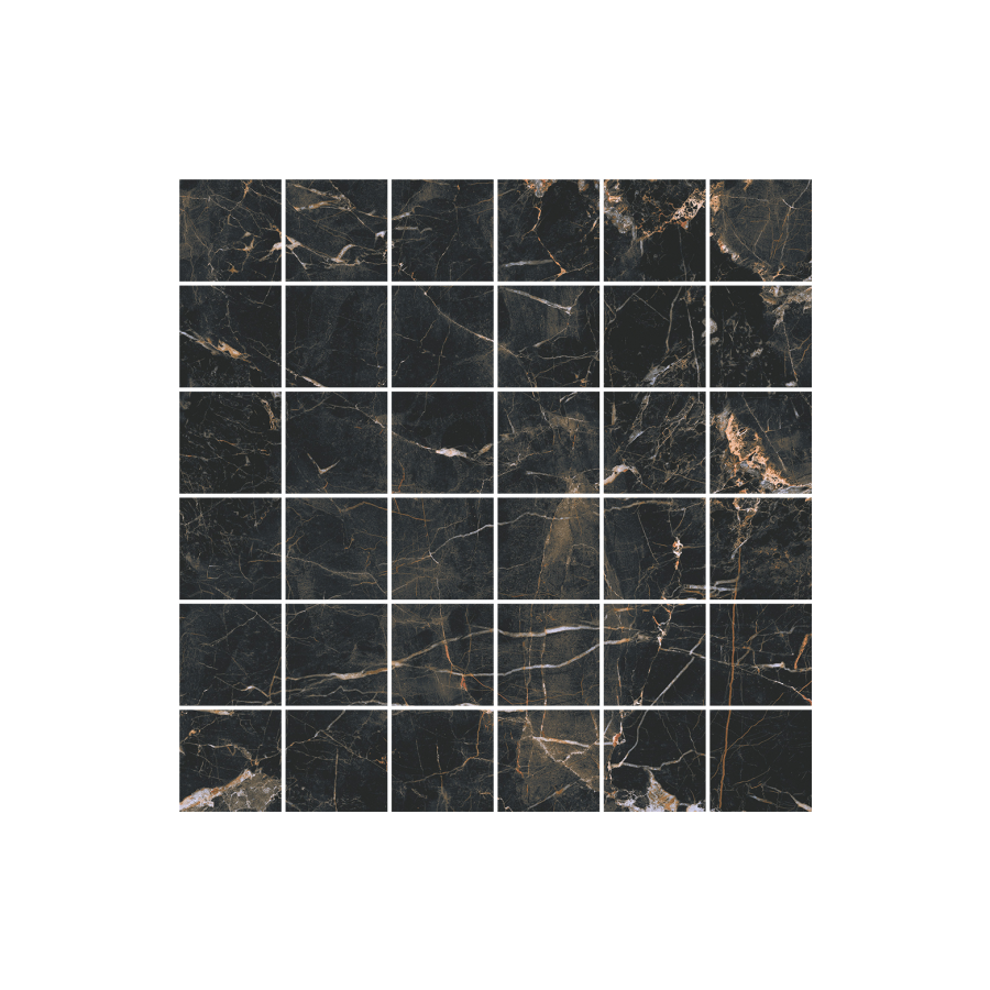 Marquina gold poler 29,7X29,7  mozaika