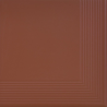 Burgund 30 x 30 pakopinė kampinė klinkerinė plytelė