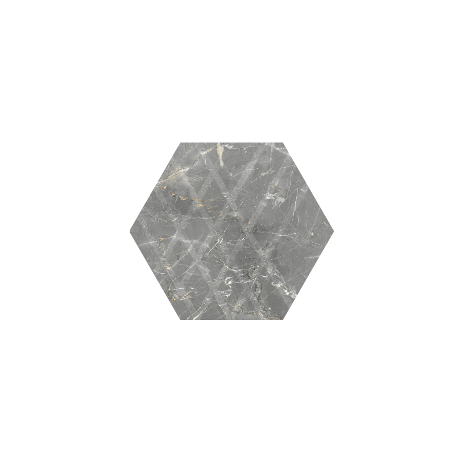 Marvelstone Light Grey Heksagon Gres Szkl. Mat.19.8 x 17.1 universali plytelė