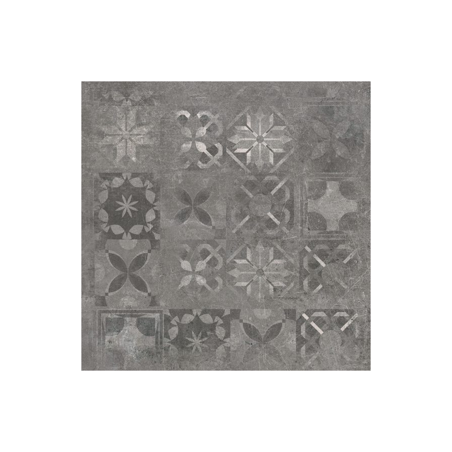 Softcement graphite patchwork 59,7X59,7 universali plytelė