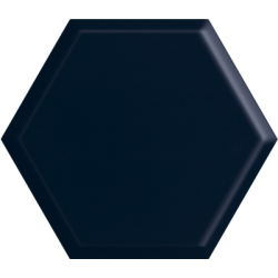 Intense Tone Blue Heksagon Struktura A Ściana 19.8 x 17.1  sienų plytelė