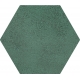 Burano green hex 11x12,5  sienų plytelė