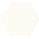 Burano white hex 11x12,5 sienų plytelė