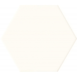 Burano white hex 11x12,5 sienų plytelė