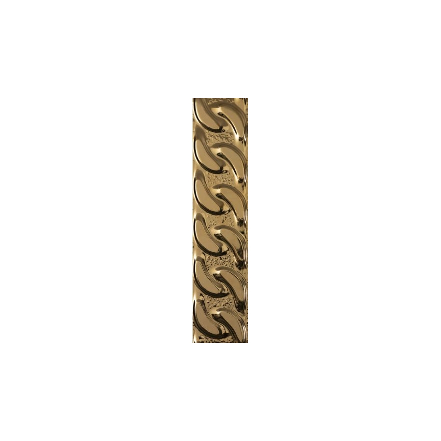 Fashion Spirit Copper Listwa Struktura Połysk 9 x 39.8  dekoratyvinė plytelė