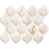 Bliss Gold Mozaika Prasowana Połysk Arabeska 26.5 x 20.2  mozaika