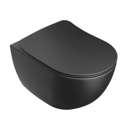 Pakabinamas WC Uni Chrome RimOff juodas X01794