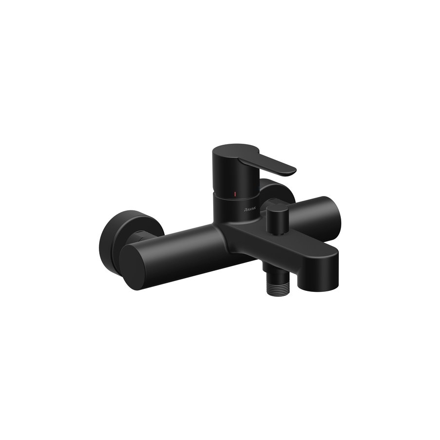 Sieninis vonios/dušo maišytuvas Puri black, su jungikliu, 150 mm X070192