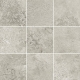 Quenos Light Grey Mosaic Bs Matt Rect 	29,8 x 29,8 mozaika