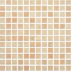 Penelopa Beige/Brown Mozaika Prasowana K.2,3X2,3  mozaikinė plytelė