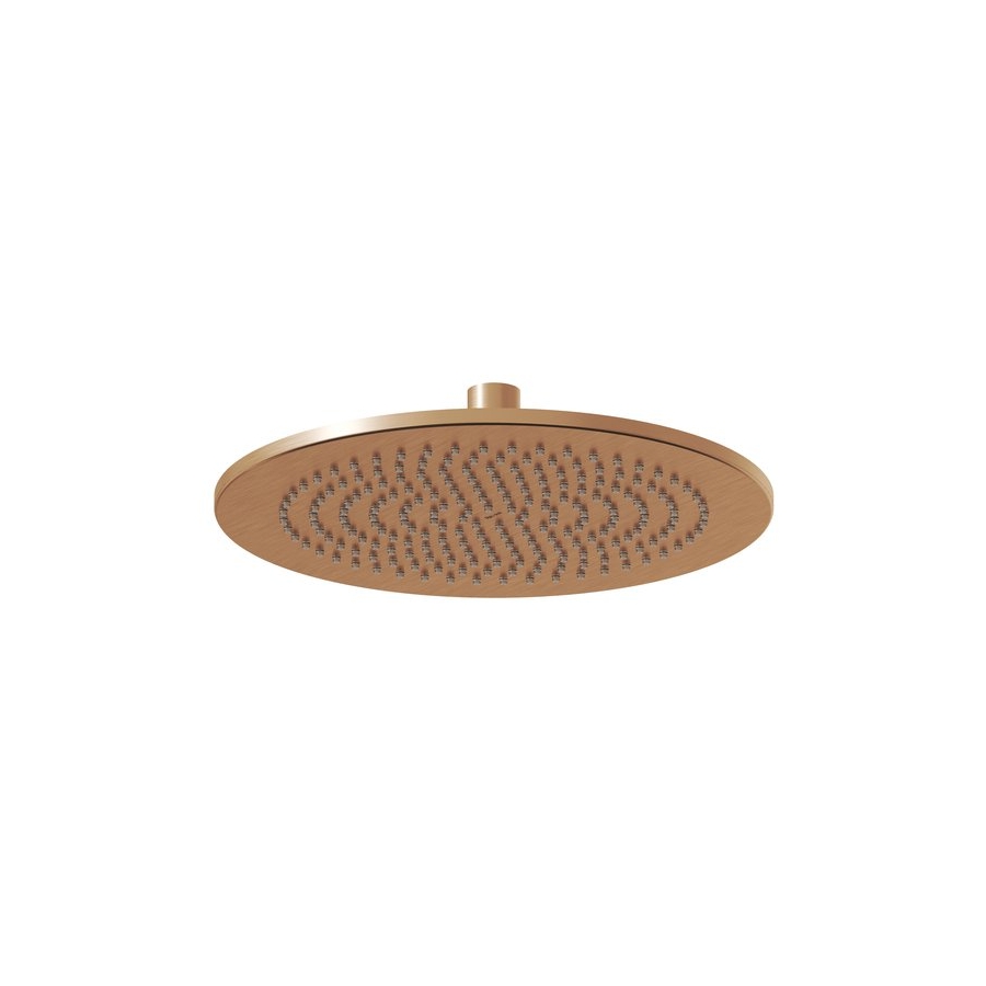 Apvali dušo galvutė Chrome 250 mm, Rose Gold Brushed X07P711
