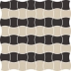 Modernizm nero  mix B 30,86x30,86  mozaika