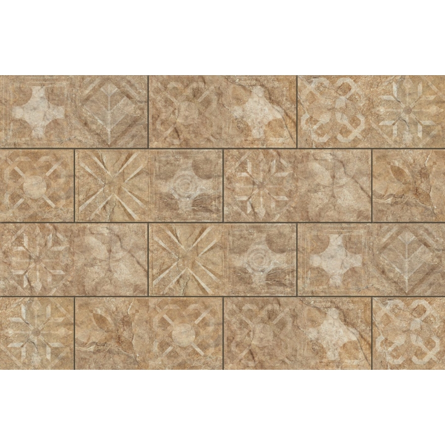 Torstone brown decor 14,8x30 klinkerinė plytelė