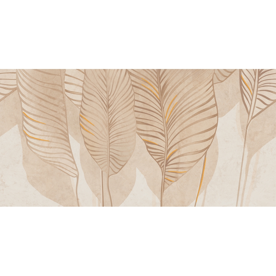 Mild Clay leaves B 119,8x59,8x0,8 dekoratyvinė plytelė