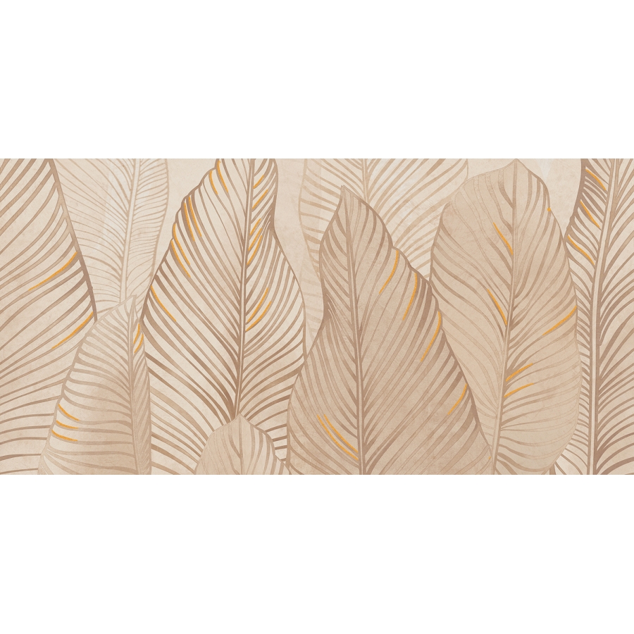 Mild Clay leaves C 119,8x59,8x0,8 dekoratyvinė plytelė
