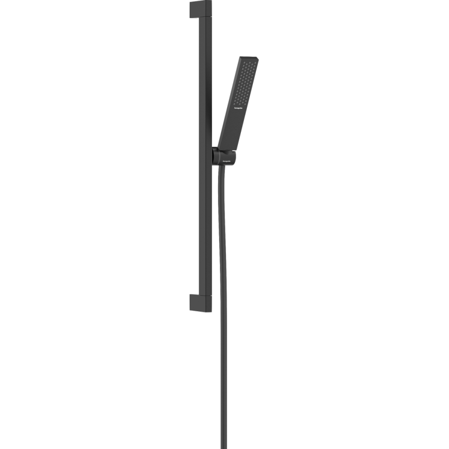 Hansgrohe Pulsify E 24371670 – 1jet EcoSmart dušo rinkinys su 65 cm stovu, juodas matinis