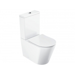 Ravak Elegant RimOff X01872 – Baltas kompaktiškas WC su SoftClose dangčiu