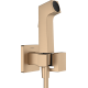 Rankinis bidė dušas Hansgrohe 1jet E EcoSmart Brushed Bronze su laikikliu ir 125 cm žarna