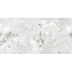 Tubądzin Efemera Leaves 119,8x59,8 – 4 dalių dekoratyvinė plytelė