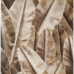 Tubądzin Pietra Aurea Leaves 61,8x60,8 – 2 dalių dekoratyvinė plytelė