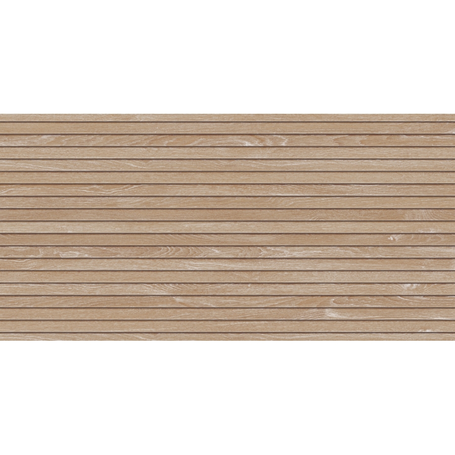Tubądzin Echo Lamella beige STR 119,8x59,8 – struktūrinė sienų plytelė