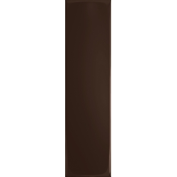 Tubądzin Groove Brown Gloss sieninė plytelė 29,8×7,8 cm