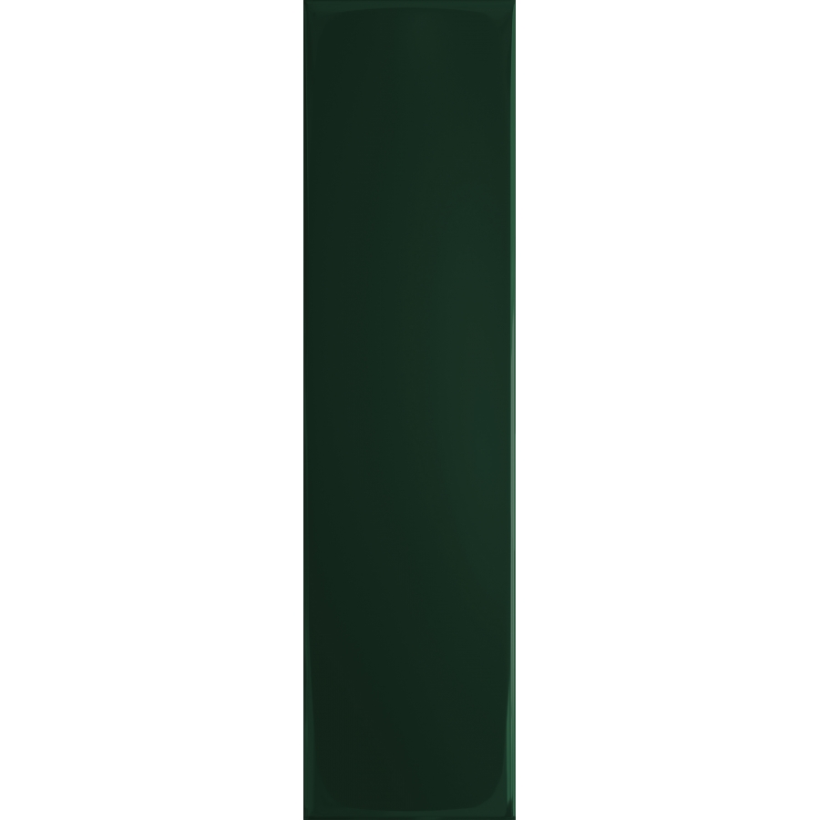 Tubądzin Groove Green Gloss sieninė plytelė 29,8×7,8 cm