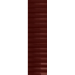 Tubądzin Groove Burgundy 1 Gloss STR sieninė plytelė 29,8×7,8 cm