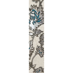 Gris flower turkus 7,4x36 juosta