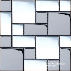 Glass mosaic 6 mm No.18 A-MGL06-XX-018 30x30