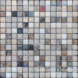 Glass mosaic 8 mm No.44 A-MGL08-XX-044 30x30